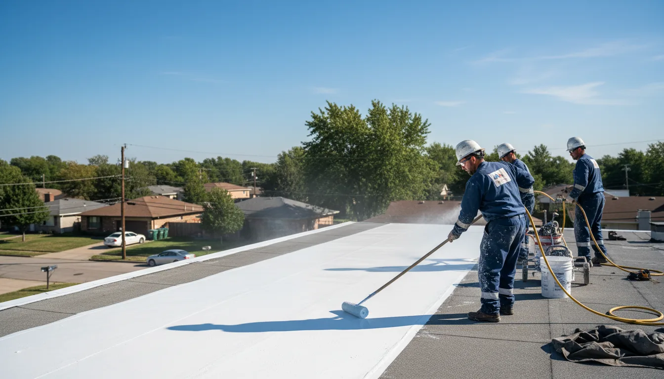 Commercial roof coating in Hammondsville, OH near me
